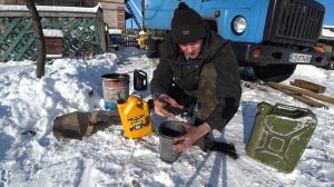Замена масляного фильтра ГАЗ 3309 Двигатель 5441 воздушного охлаждения