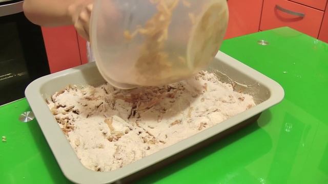 Насыпной пирог ★ Насыпной пирог с яблоками ★ Венгерский пирог