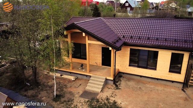 Обзорный облёт каркасного дома ДОК-101 Бордо смотреть онлайн