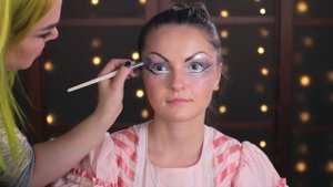 Кукла - марионетка Наталья Берсенева - Берсик - макияж на Хэллоуин - грим