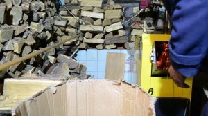 Экономия на дровах 100% . Лучшее топливо для твердотопливного котла .