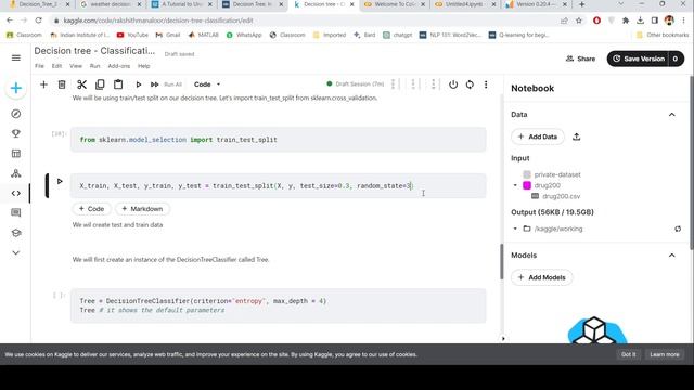 04. Hands on Decision trees: Implementing decision tree using sklearn  | Codersarts