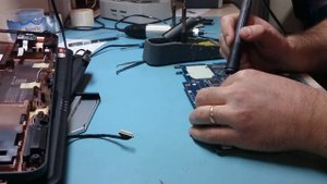 Замена Чипа 216-0752001 На Lenovo G555