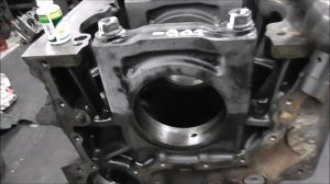 DAF 105, MAN Ремонт постелей коленвала с колотыми нижниками крышки коленвала