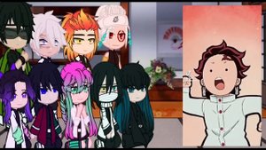 [] Hashira react to Tanjiro [] Demon King Tanjiro [] Contain Manga Spoilers []