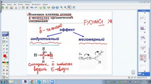 Индуктивный и мезомерный эффекты