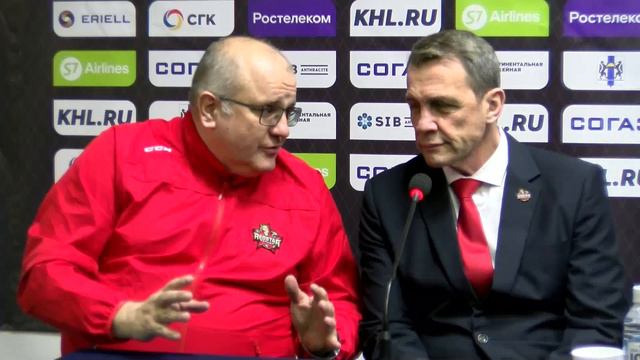 Сибирь - Куньлунь. Послематчевая пресс-конференция.