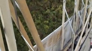 Установка каркаса стен для заливки пенобетоном