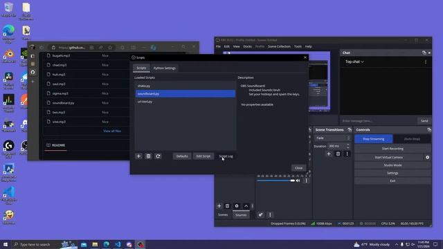 Creating a Custom Soundboard in OBS Studio | Python Script Tutorial