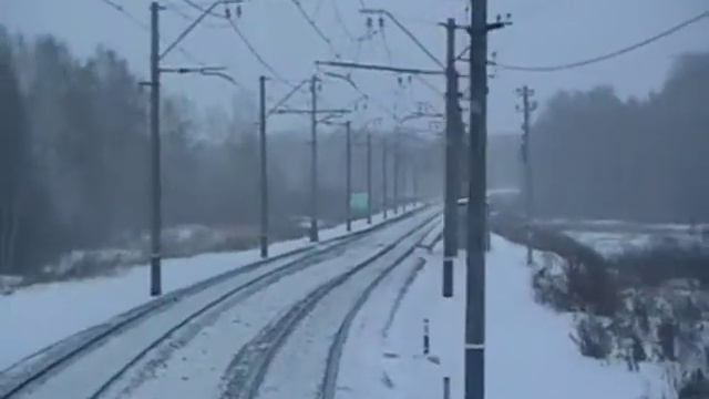 Из кабины электровоза ВЛ10 1880 смотреть онлайн