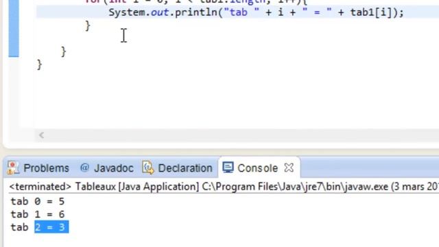 PROGRAMMER EN JAVA (Débutant) - 47 - Variables simples et tableaux смотреть онлайн