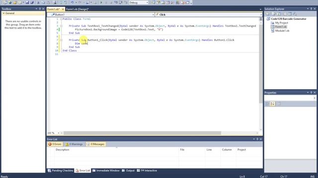 VB.NET - Barcode Generator (Code 128)