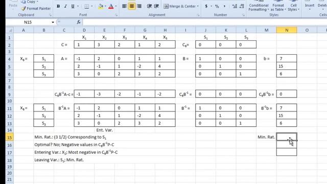 How To Solve An LP By Using The Modified Simplex Method In Excel