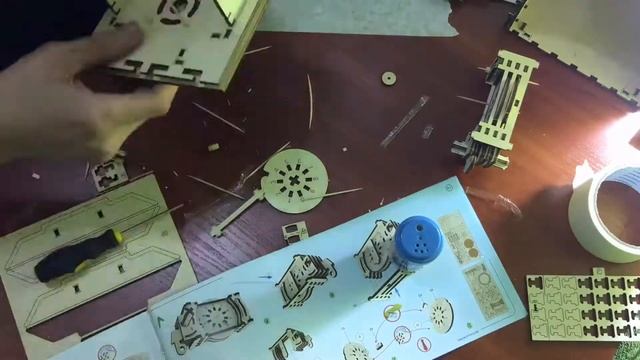 Ugears Safe. Собираем деревянный 3D пазл Ugears Сейф с механическим кодовым замком 179 деталей смотреть онлайн