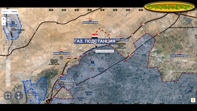 Бармин карта боевых действий в сирии