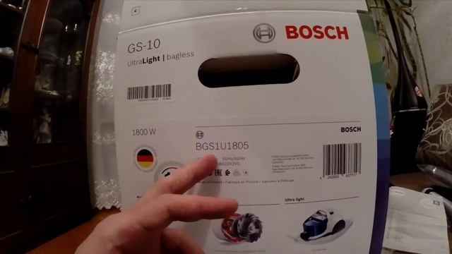 Пылесос Bosch GS 10. Год спустя. Стоит ли покупать смотреть онлайн