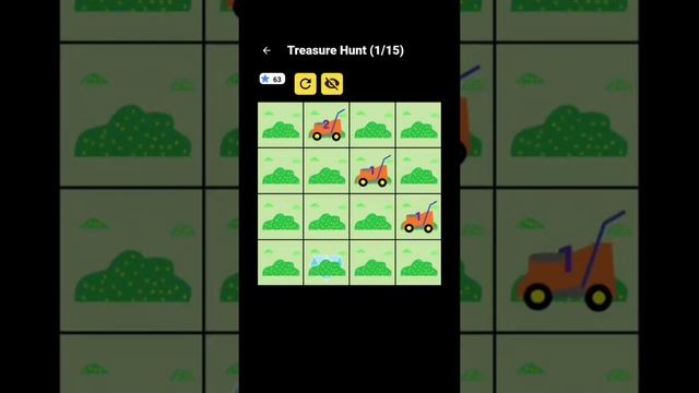 [Treasure Hunt] Grass Cut Puzzle Making a game with Flutter #shorts