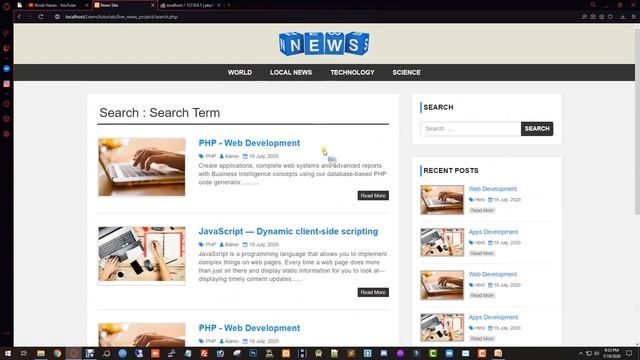039. Live News Project ➤ 01 Introduction With PHP MYSQL |⚡ PHP Bangla Tutorial ⚡| Nirob Hasan
