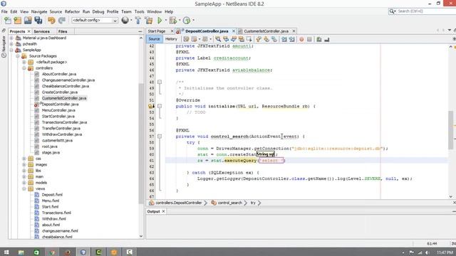 Database integration Deposit money in Bank management system java || javafx || sqlite || netbeans смотреть онлайн