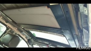 VW TOUAREG ROOF LINING RESTORATION.