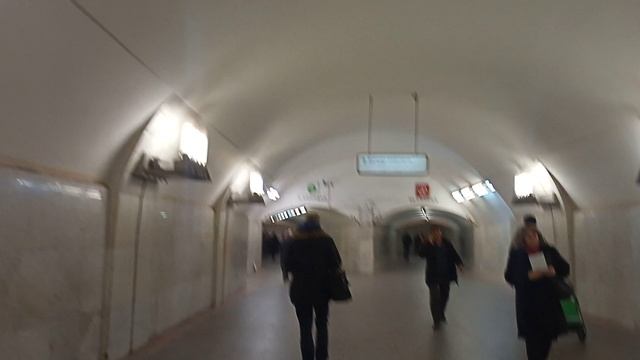 Переход между станциями Пушкинская и Тверская московского метро.