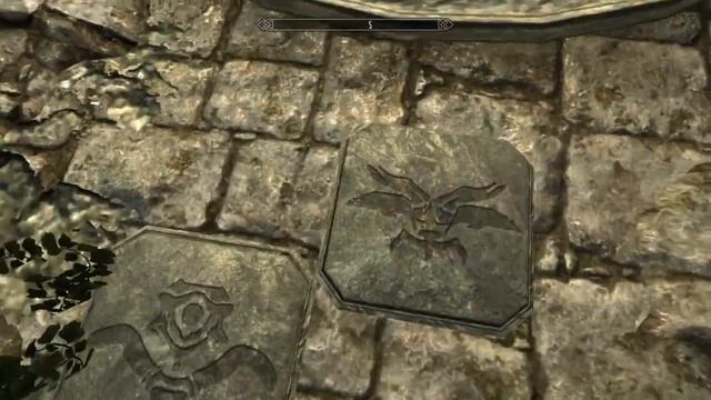TES 5: Skyrim - Храм небесной гавани знаки на полу для чего? смотреть онлайн