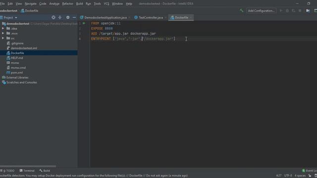 How to Run Spring Boot application on Docker Container with easy steps смотреть онлайн