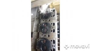 фрезеровка чугунной ГБЦ ЯМЗ 236 на горизонтальном фрезерном станке 6м82