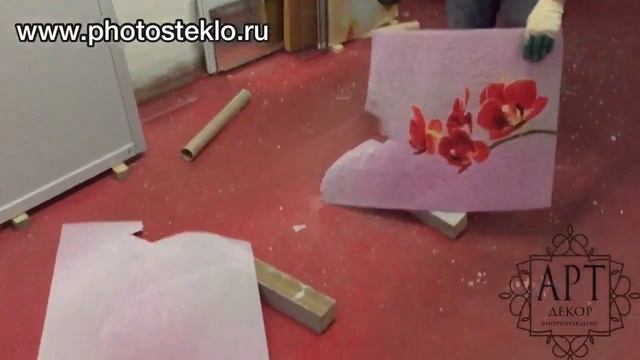 Тест на Ударопрочность Закалённого Стекла для Кухонного Фартука "АртДекор фотостекло"