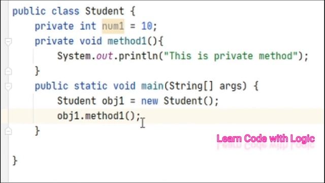 Private and Public access modifiers || Access Modifiers in Java, #JavaOOPS concepts and practice ex