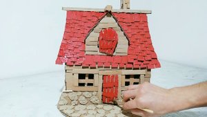 DIY ДОМИК ИЗ КАРТОНА