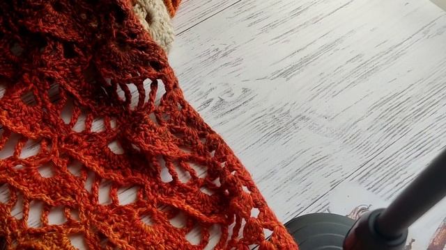 Шаль крючком из YarnArt Flowers Merino  обзор  отзыв о пряже