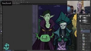 Halloween Monsters Coloring || Photoshop Speedpaint