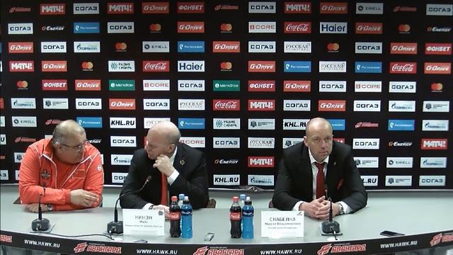 "Авангард" - "Куньлунь Ред Стар" 3:0. Послематчевая пресс-конференция смотреть онлайн