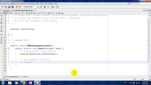Suggest JVM to Run Garbage Collector in Java Netbeans