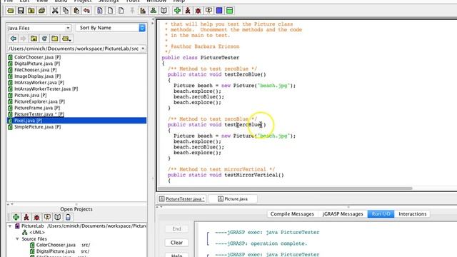 Java PictureLab Project A5 смотреть онлайн