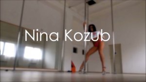 Pole Dance Nina Kozub Combo with one spin