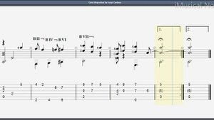 Guitar TAB - Jorge Cardoso : No 7. Gato (Argentina) | Tutorial Sheet Lesson #iMn