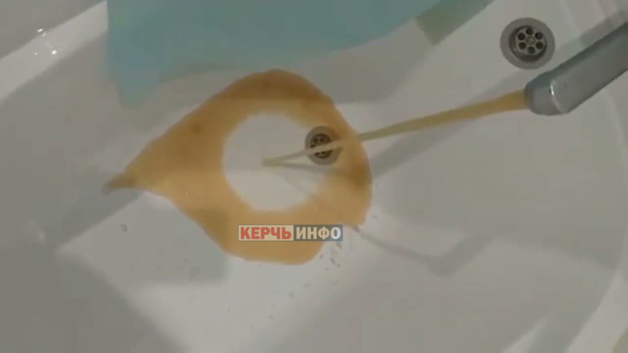 «Не помыться, не приготовить» в Мичурино из крана течет «лимонад» смотреть онлайн