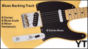 Chill Blues Backing Track B Dorian