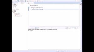 Installing eclipse Hello world project - Lesson 1