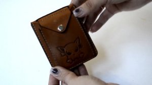 Авторский кожаный кошелек ручной работы от мастера Ёшкин Кот (обзор)