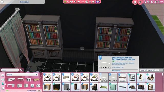 Sims 4: Speed Build - Goth Inspired Office