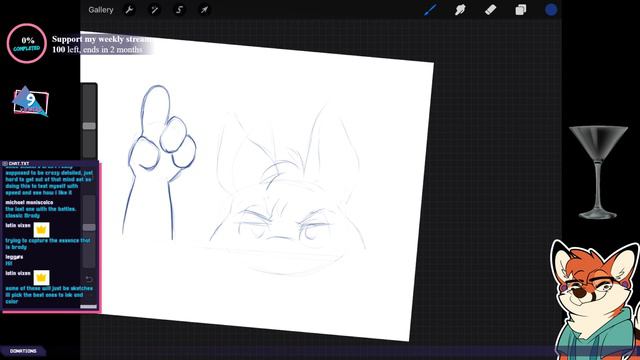Live-streaming Art Commissions - Telegram Stickers смотреть онлайн