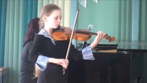 Александра Неснова. Ф. Гендель. Соната для скрипки № 6. 1 и 2 часть