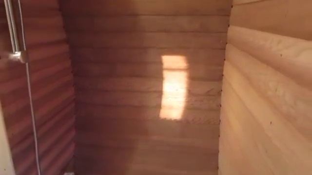 Баня-бочка с полками из абаша Своя Баня Серпухов смотреть онлайн