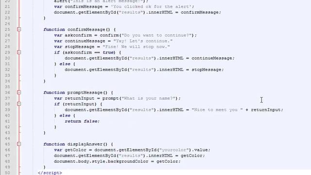 JavaScript Pop ups Tutorial