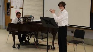 Tayfun Sahin performs Sonata for Flute and Piano (Hindemith) at HPHS Spring 2016 Honors Recital