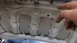 TOYOTA Corolla уплотнитель капота часть №2