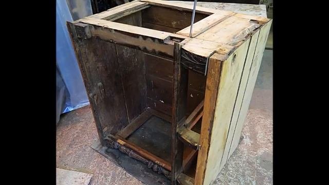 Старинная мебель до и после реставрации.